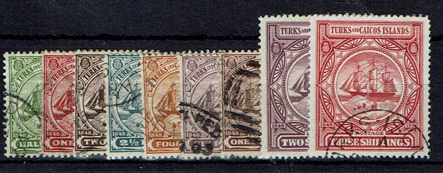 Image of Turks & Caicos Islands SG 101/9 FU British Commonwealth Stamp